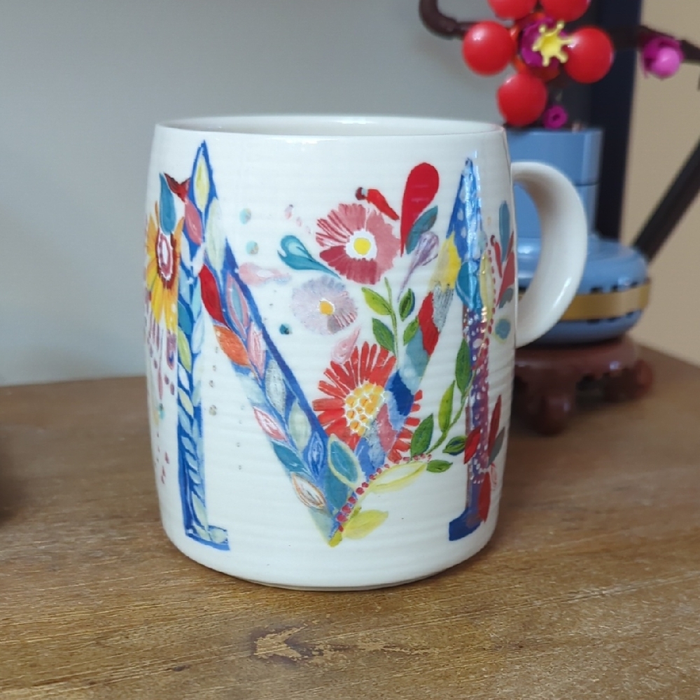 Anthropologie Petal Palette Mug